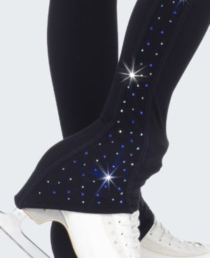 Microfibre Skating Leggings with Crystals